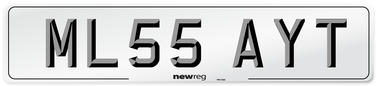 ML55 AYT Number Plate from New Reg